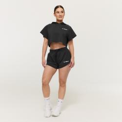 GymBeam Women‘s Relay Cropped Hoodie Black