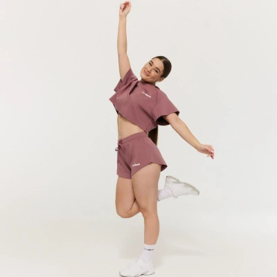 GymBeam Women‘s Relay Cropped Hoodie Haze