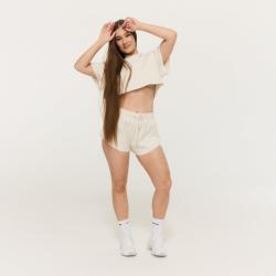 GymBeam Women‘s Relay Cropped Hoodie Pearl