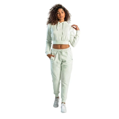 STRIX Dámská mikina Essential Cropped Hoodie Moon Grey