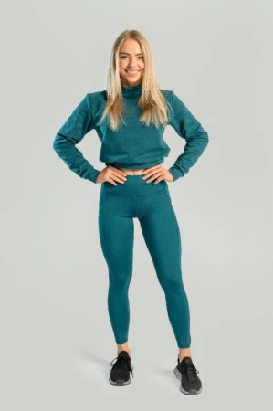 STRIX Dámská mikina Essential High-Neck Deep Teal