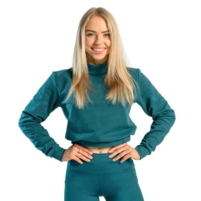 STRIX Dámská mikina Essential High-Neck Deep Teal