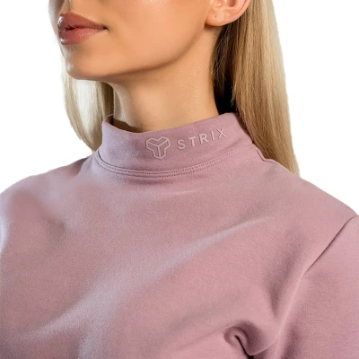 STRIX Dámská mikina Essential High-Neck Mauve