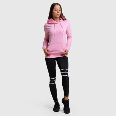 GymBeam Dámská mikina PRO Hoodie Baby Pink