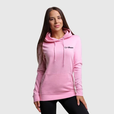 GymBeam Dámská mikina PRO Hoodie Baby Pink