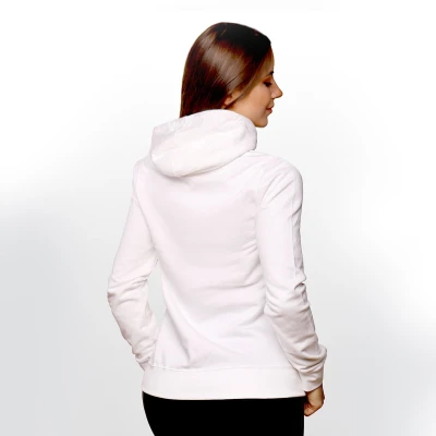 GymBeam Dámská mikina PRO Hoodie White
