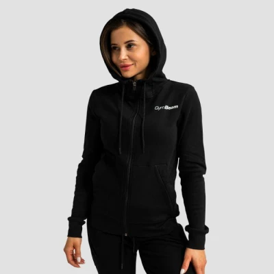 GymBeam Dámská mikina se zipem Limitless Black
