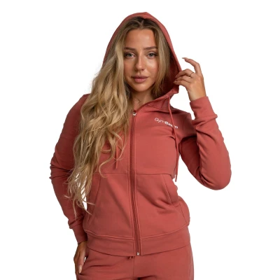 GymBeam Dámská mikina se zipem Limitless Cinnamon