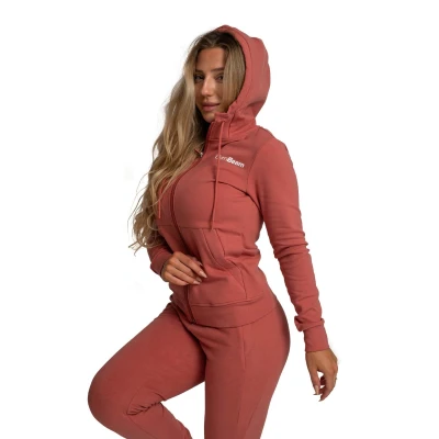 GymBeam Dámská mikina se zipem Limitless Cinnamon