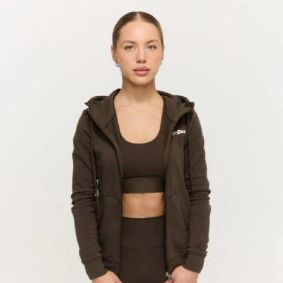 GymBeam Women‘s Limitless Zip Up Hoodie Espresso
