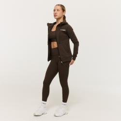 GymBeam Women‘s Limitless Zip Up Hoodie Espresso