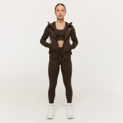 GymBeam Women‘s Limitless Zip Up Hoodie Espresso