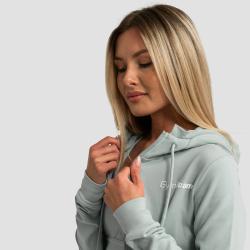 GymBeam Dámská mikina se zipem Limitless Eucalypt
