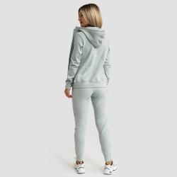 GymBeam Dámská mikina se zipem Limitless Eucalypt