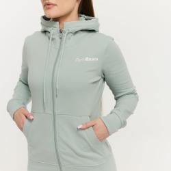 GymBeam Dámska mikina so zipsom Limitless Eucalypt