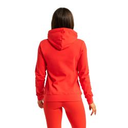 GymBeam Dámská mikina se zipem Limitless Hot Red