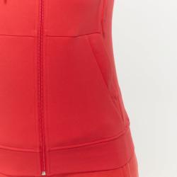 GymBeam Dámská mikina se zipem Limitless Hot Red