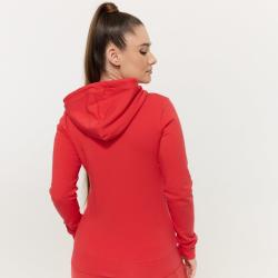 GymBeam Dámská mikina se zipem Limitless Hot Red