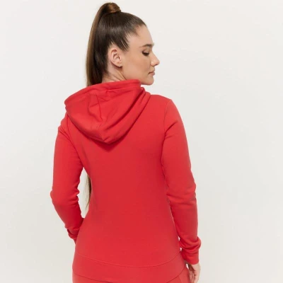 GymBeam Dámská mikina se zipem Limitless Hot Red