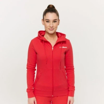 GymBeam Dámská mikina se zipem Limitless Hot Red
