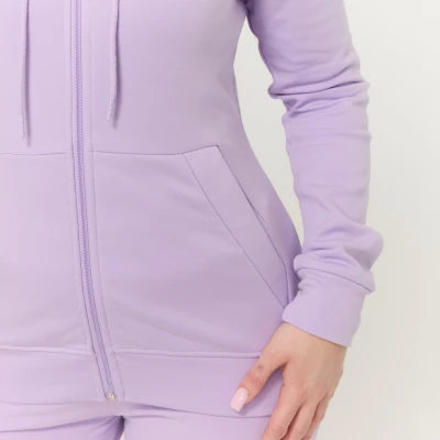 GymBeam Dámská mikina se zipem Limitless Lavender