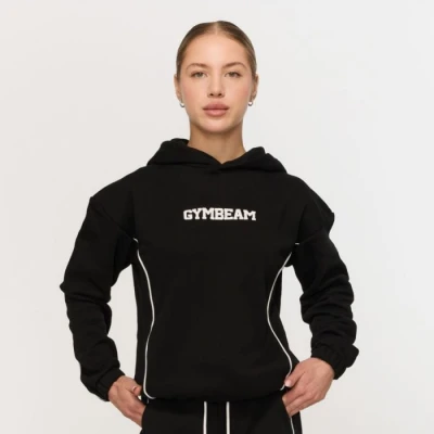 GymBeam Dámská mikina Varsity Black