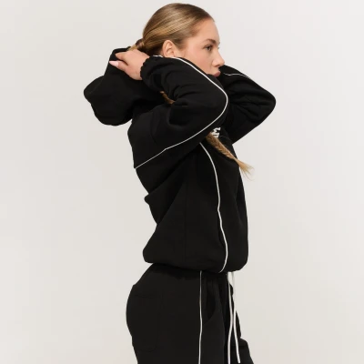 GymBeam Dámská mikina Varsity Black