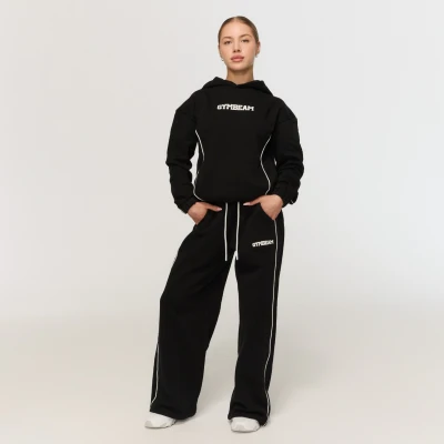 GymBeam Dámská mikina Varsity Black
