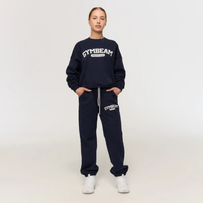 GymBeam Dámská mikina Varsity Blue