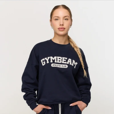 GymBeam Dámská mikina Varsity Blue