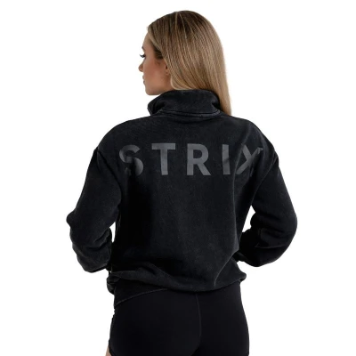 GymBeam STRIX Washed Black dámská mikina
