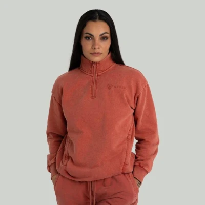 GymBeam Washed Terra STRIX dámská mikina