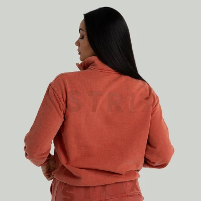 GymBeam Washed Terra STRIX dámská mikina