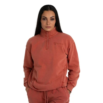 GymBeam Washed Terra STRIX dámská mikina