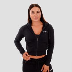 GymBeam Dámská mikina Zip-up TRN black GymBeam Dámská mikina Zip-up TRN black