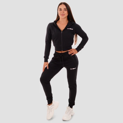 GymBeam Dámská mikina Zip-up TRN black
