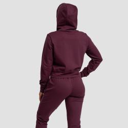 GymBeam Dámská mikina Zip-up TRN Eggplant