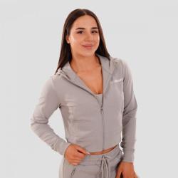 GymBeam Dámska mikina Zip-up TRN grey