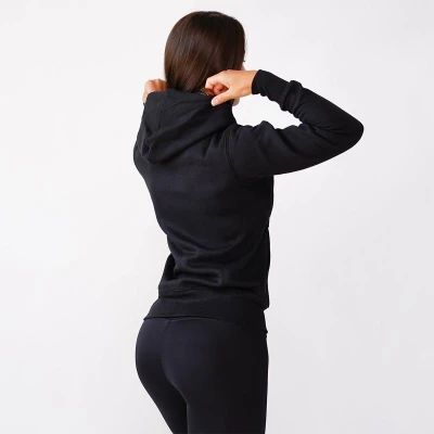 GymBeam Dámská mikina Zipper Hoodie Black