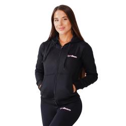 GymBeam Dámská mikina Zipper Hoodie Black
