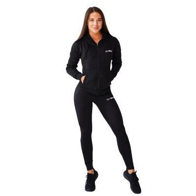 GymBeam Dámská mikina Zipper Hoodie Black