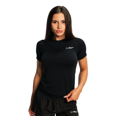 GymBeam Pulse X Black dámské běžecké triko
