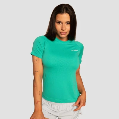 GymBeam Pulse X Green dámské běžecké triko