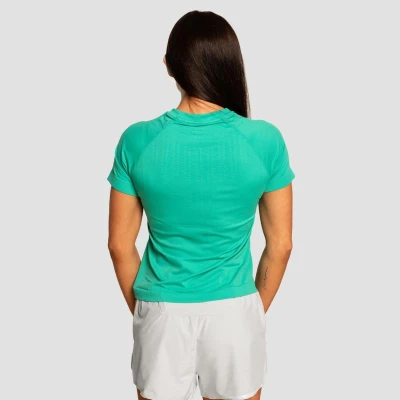 GymBeam Pulse X Green dámské běžecké triko