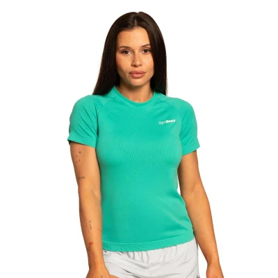 GymBeam Pulse X Green dámské běžecké triko
