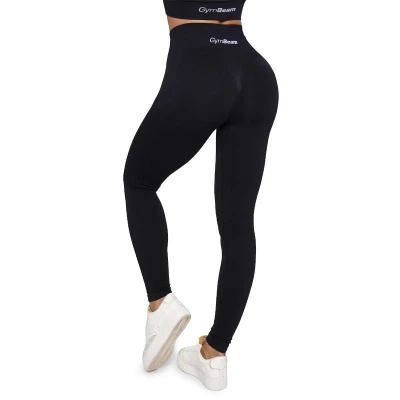 GymBeam Dámské bezešvé legíny Lift Black