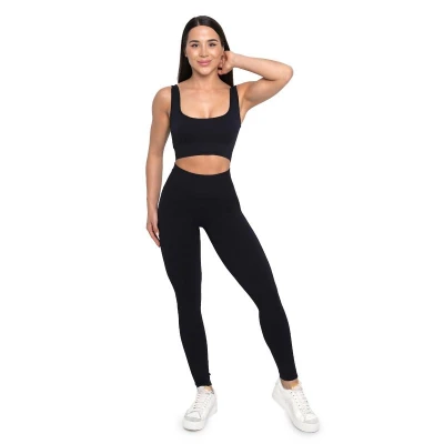 GymBeam Dámské bezešvé legíny Lift Black
