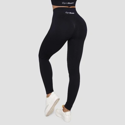 GymBeam Dámské bezešvé legíny Lift Black POUZE L (VÝPRODEJ)