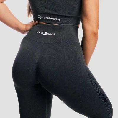 GymBeam Dámské bezešvé legíny Lift Coal