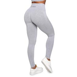 GymBeam Dámské bezešvé legíny Lift Grey